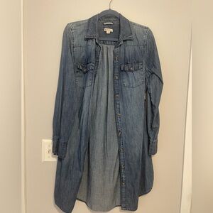 Merona Blue Denim Shirt Dress